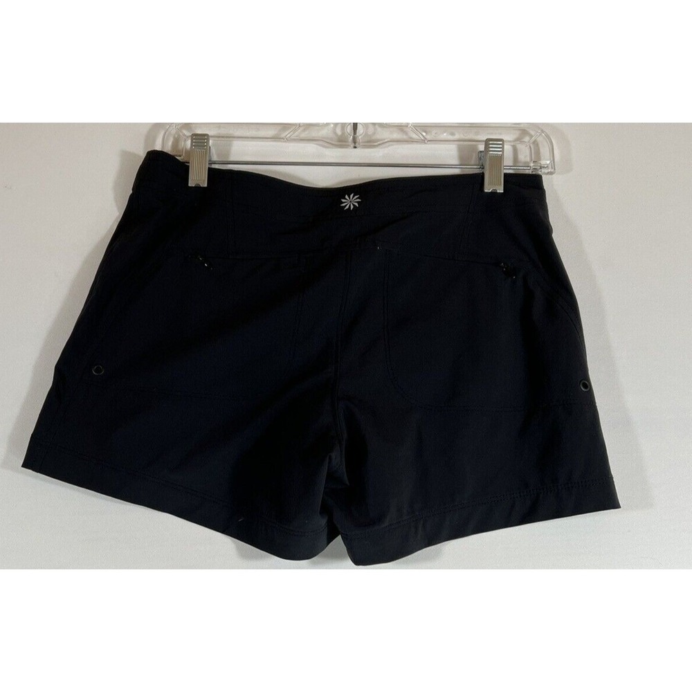 Athleta Active Shorts Womens 0 Black Running Gym Athleisure Performance Style